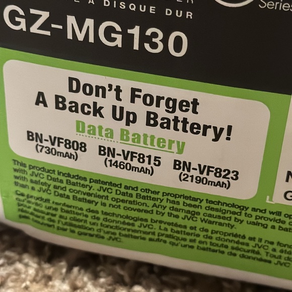 JVC Everio G Series Hard Disk Camcorder 34X Optical Hyper Zoom (GZ-MG140) EUC! - Picture 14 of 16